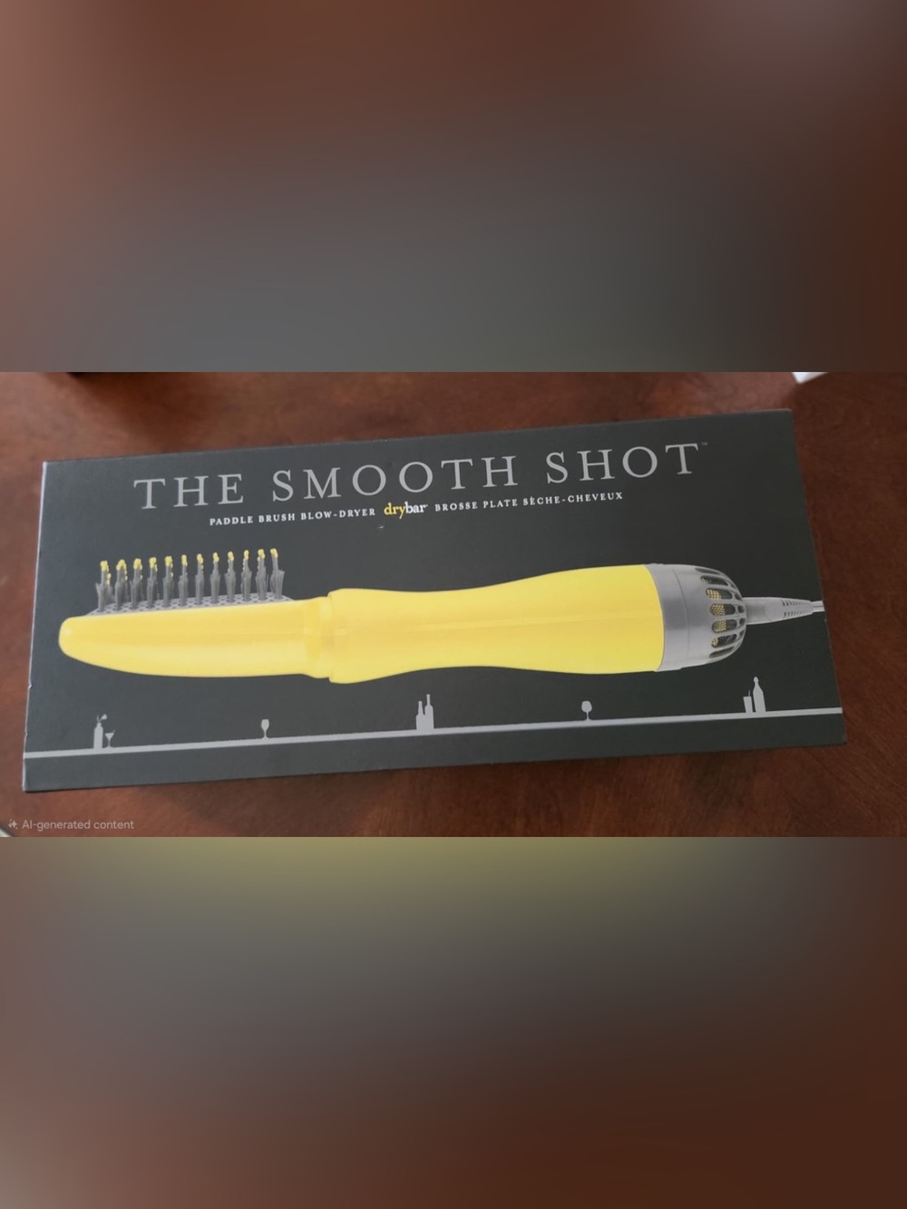 Drybar The Smooth Shot Yellow Paddle Brush Dryer